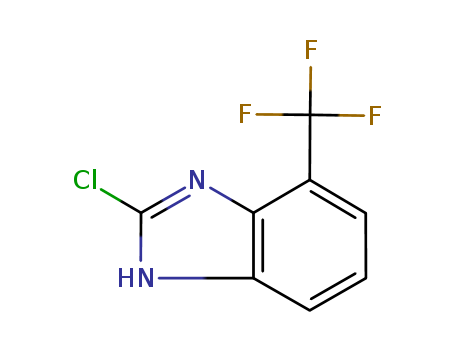 1H-Benzimidazole, 2-chloro-7-(trifluoromethyl)-