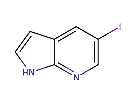 Molecular Structure of 898746-50-4 (5-IODO-1H-PYRROLO[2,3-B]PYRIDINE)
