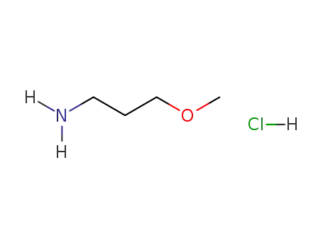 Molecular Structure of 18600-41-4 (3-Methoxypropylamine hydrochloride)
