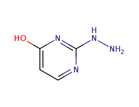 Molecular Structure of 32084-27-8 (2,4(1H,3H)-Pyrimidinedione, 2-hydrazone (9CI))