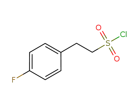 Molecular Structure of 405219-34-3 (2-(4-FLUORO-PHENYL)-ETHANESULFONYL CHLORIDE)