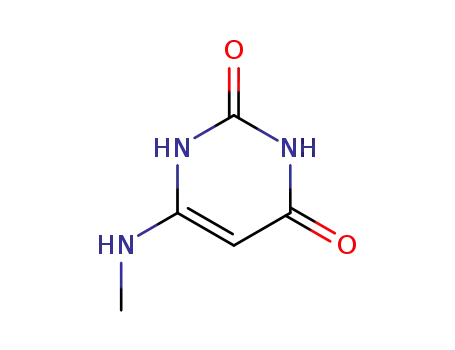 Molecular Structure of 34284-87-2 (6-METHYLAMINOURACIL)