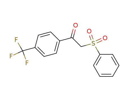 2-(phenylsulfonyl)-1-[4-(trifluoromethyl)phenyl]ethan-1-one