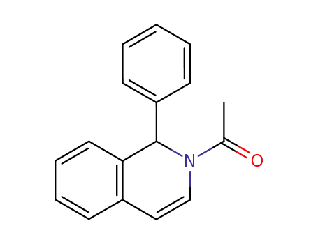 Molecular Structure of 104576-32-1 (Isoquinoline, 2-acetyl-1,2-dihydro-1-phenyl-)