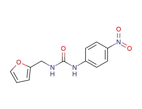 Molecular Structure of 154825-26-0 (1-(furan-2-ylmethyl)-3-(4-nitrophenyl)urea)