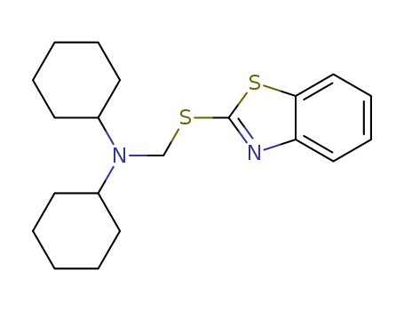 Cyclohexanamine,N-[(2-benzothiazolylthio)methyl]-N-cyclohexyl- cas  6323-43-9
