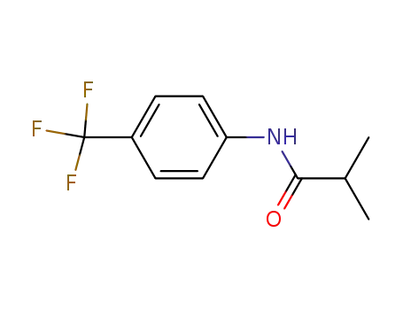 Molecular Structure of 1978-70-7 (Propanamide, 2-methyl-N-[4-(trifluoromethyl)phenyl]-)