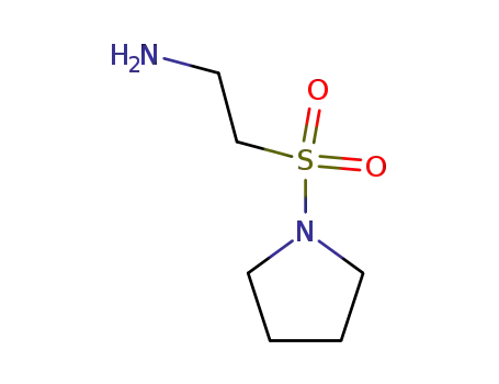 Molecular Structure of 31644-52-7 (2-(1-pyrrolidinylsulfonyl)ethanamine(SALTDATA: HCl))