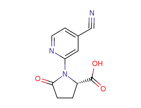 (S)-1-(4-cyanopyridin-2-yl)-5-oxopyrrolidine-2-carboxylic acid