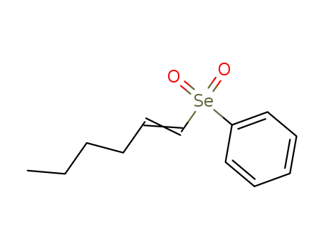 Molecular Structure of 88739-12-2 (Benzene, (1-hexenylselenonyl)-)