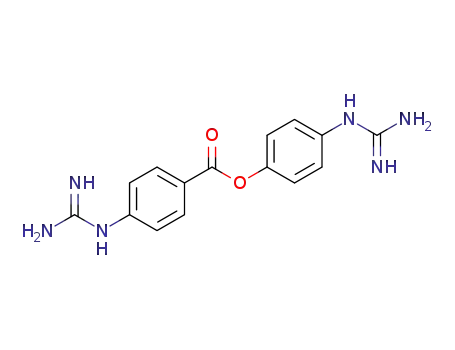 Benzoic acid, 4-[(aminoiminomethyl)amino]-,4-[(aminoiminomethyl)amino]phenyl ester