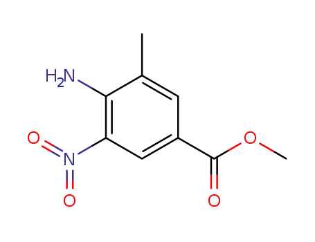 벤조산, 4-아미노-3-메틸-5-니트로-, 메틸 에스테르(9CI)