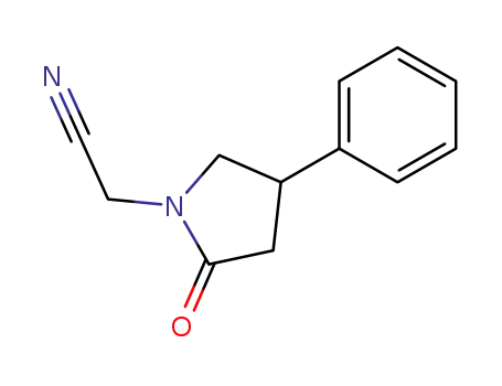2-(2-oxo-4-phenylpyrrolidin-1-yl)acetonitrile