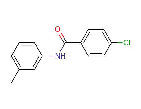 Molecular Structure of 7504-69-0 (4-Chloro-N-(3-Methylphenyl)benzaMide, 97%)