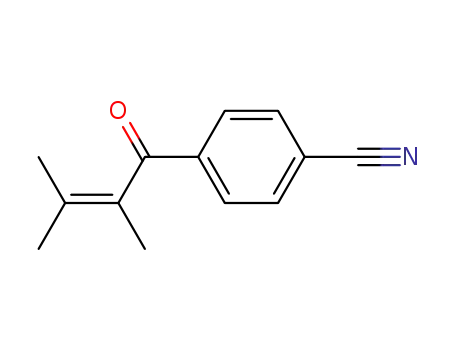 2,3-dimethyl-1-(p-cyanophenyl)-2-buten-1-one