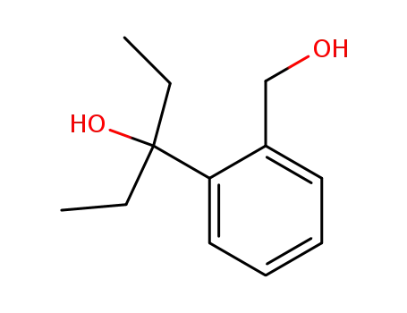 Molecular Structure of 51293-49-3 (α,α-diethyl-o-xylene-α,α'-diol)