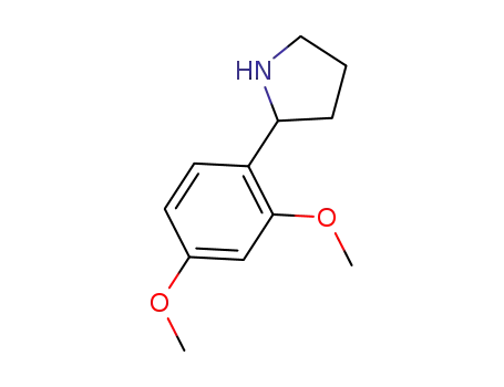 Molecular Structure of 383127-11-5 (2-(2,4-DIMETHOXYPHENYL)PYRROLIDINE)
