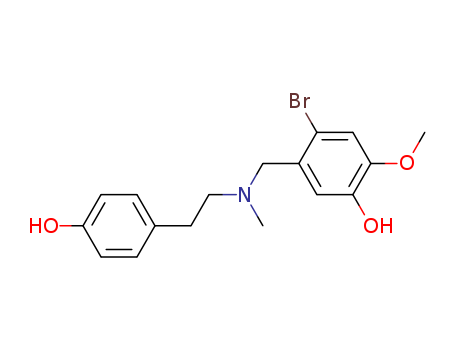 Phenol, 4-bromo-5-[[[2-(4-hydroxyphenyl)ethyl]methylamino]methyl]-2-methoxy-