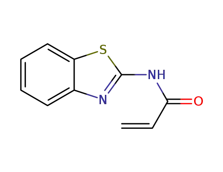 Molecular Structure of 210468-22-7 (2-Propenamide,N-2-benzothiazolyl-(9CI))