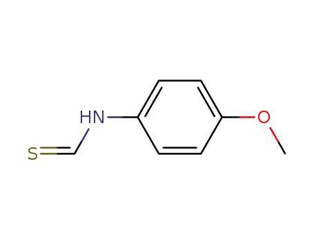 Molecular Structure of 26060-35-5 (N-(4-methoxyphenyl)thioformamide)