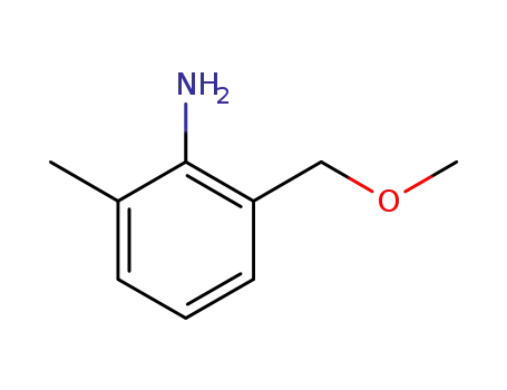 Molecular Structure of 1035570-51-4 (2-(methoxymethyl)-6-methylaniline)