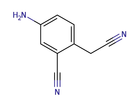 Benzeneacetonitrile,  4-amino-2-cyano-