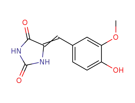 (5Z)-5-[(4-hydroxy-3-methoxyphenyl)methylidene]imidazolidine-2,4-dione