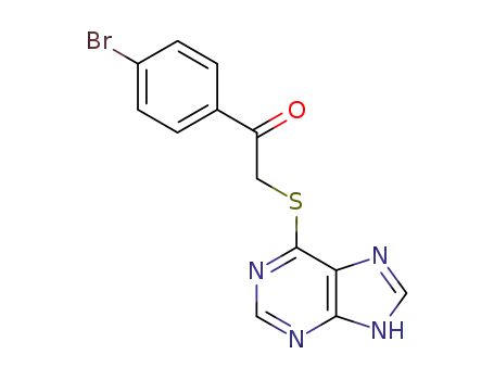 1-(4-bromophenyl)-2-(7H-purin-6-ylsulfanyl)ethanone