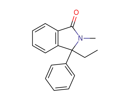 3-Ethyl-2,3-dihydro-2-methyl-3-phenyl-1H-isoindol-1-one