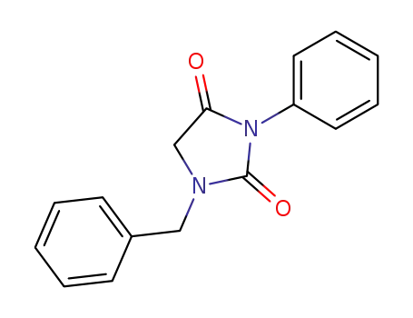 Molecular Structure of 83800-58-2 (1-benzyl-3-phenylimidazolidine-2,4-dione)
