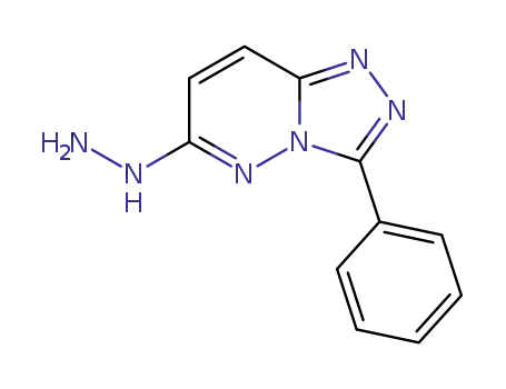 Molecular Structure of 7190-89-8 (1,2,4-Triazolo[4,3-b]pyridazin-6(5H)-one, 3-phenyl-, hydrazone)