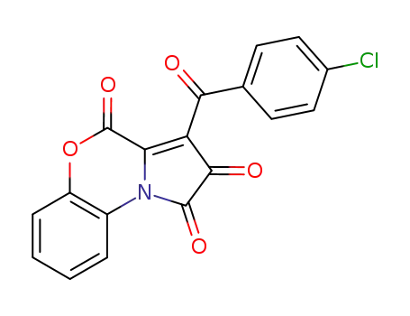 3-(4-Chloro-benzoyl)-benzo[b]pyrrolo[1,2-d][1,4]oxazine-1,2,4-trione
