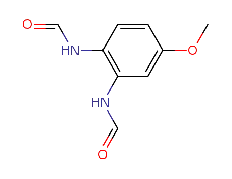 Molecular Structure of 120951-69-1 (N-(2-Formylamino-4-methoxy-phenyl)-formamide)