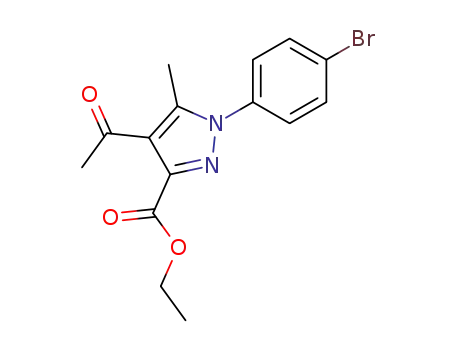 ethyl 4-acetyl-1-(4-bromophenyl)-5-methyl-1H-pyrazole-3-carboxylate