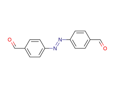 Molecular Structure of 140661-40-1 ((E)-4,4′-(diazene-1,2-diyl)dibenzaldehyde)