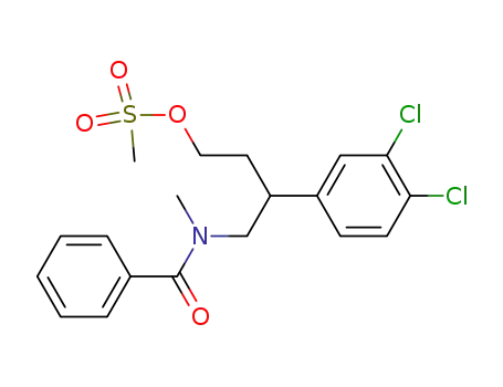Benzamide,
N-[2-(3,4-dichlorophenyl)-4-[(methylsulfonyl)oxy]butyl]-N-methyl-