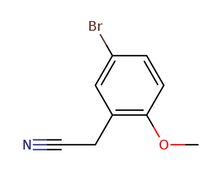 2-(5-bromo-2-methoxyphenyl)acetonitrile cas no. 7062-40-0 98%