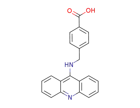 Molecular Structure of 1211776-25-8 (4-((acridin-9-amino)methyl)benzoic acid)