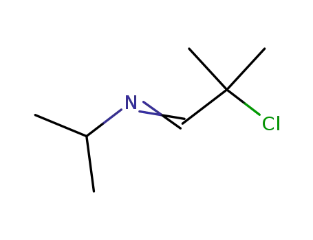Molecular Structure of 63364-30-7 (n-(2-chloro-2-methylpropylidene)isopropylamine)