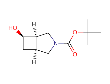 Molecular Structure of 663172-78-9 (tert-butyl 6-hydroxy-3-azabicyclo[3.2.0]heptane-3-carboxylate)