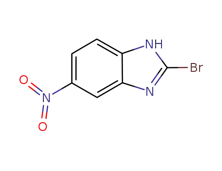 Molecular Structure of 909776-51-8 (1H-BenziMidazole, 2-bromo-6-nitro)