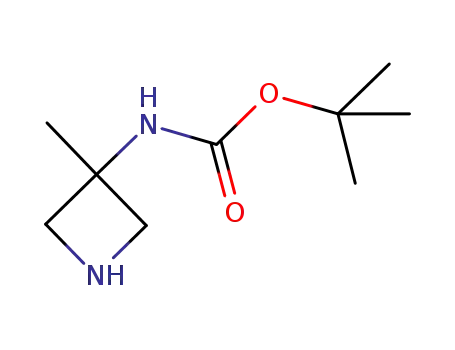 Molecular Structure of 1018443-01-0 (3-(BOC-AMINO)-3-METHYLAZETIDINE)