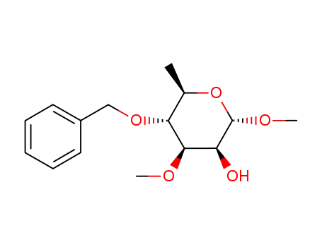 methyl 4-O-benzyl-6-deoxy-3-O-methyl-α-D-mannopyranoside