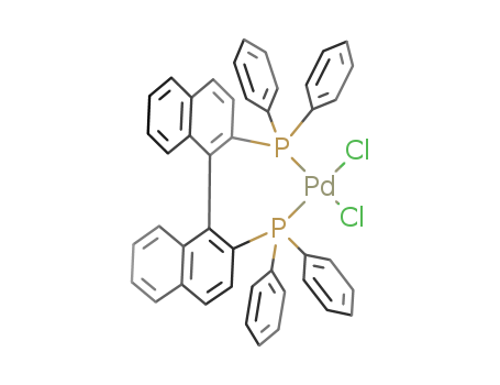 Dichloro (S)-(?)-2,2′-bis(diphenylphosphino)-1,1′-binaphthyl palladium(II)