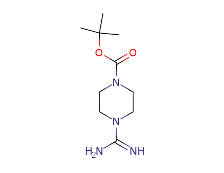 Molecular Structure of 153836-14-7 (Tert-butyl 4-carbamimidoylpiperazine-1-carboxylate)