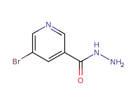 Molecular Structure of 112193-41-6 (5-BROMOPYRIDINE-3-CARBOHYDRAZIDE)