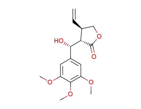 (3S,4R)-3-(hydroxy(3,4,5-trimethoxyphenyl)methyl)-4-vinyldihydrofuran-2(3H)-one
