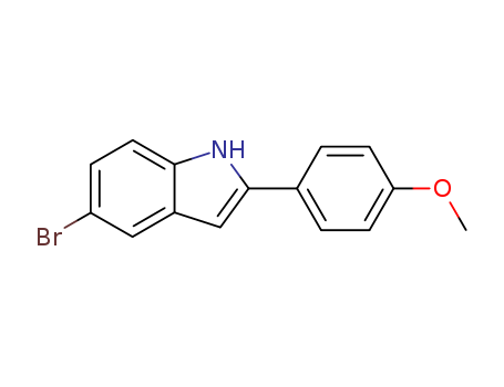 1H-Indole, 5-bromo-2-(4-methoxyphenyl)-
