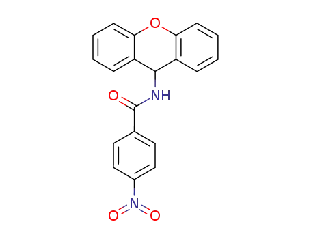 Molecular Structure of 6326-02-9 (4-nitro-N-(9H-xanthen-9-yl)benzamide)