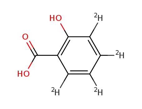 Molecular Structure of 78646-17-0 (2-HYDROXYBENZOIC-3,4,5,6-D4 ACID)